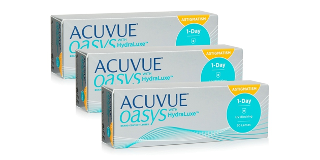 Modelo relacionado y/o destacado: Acuvue Oasys 1-Day for Astigmatism (90 Lentillas) + 10 gratis. La Óptica Online 
