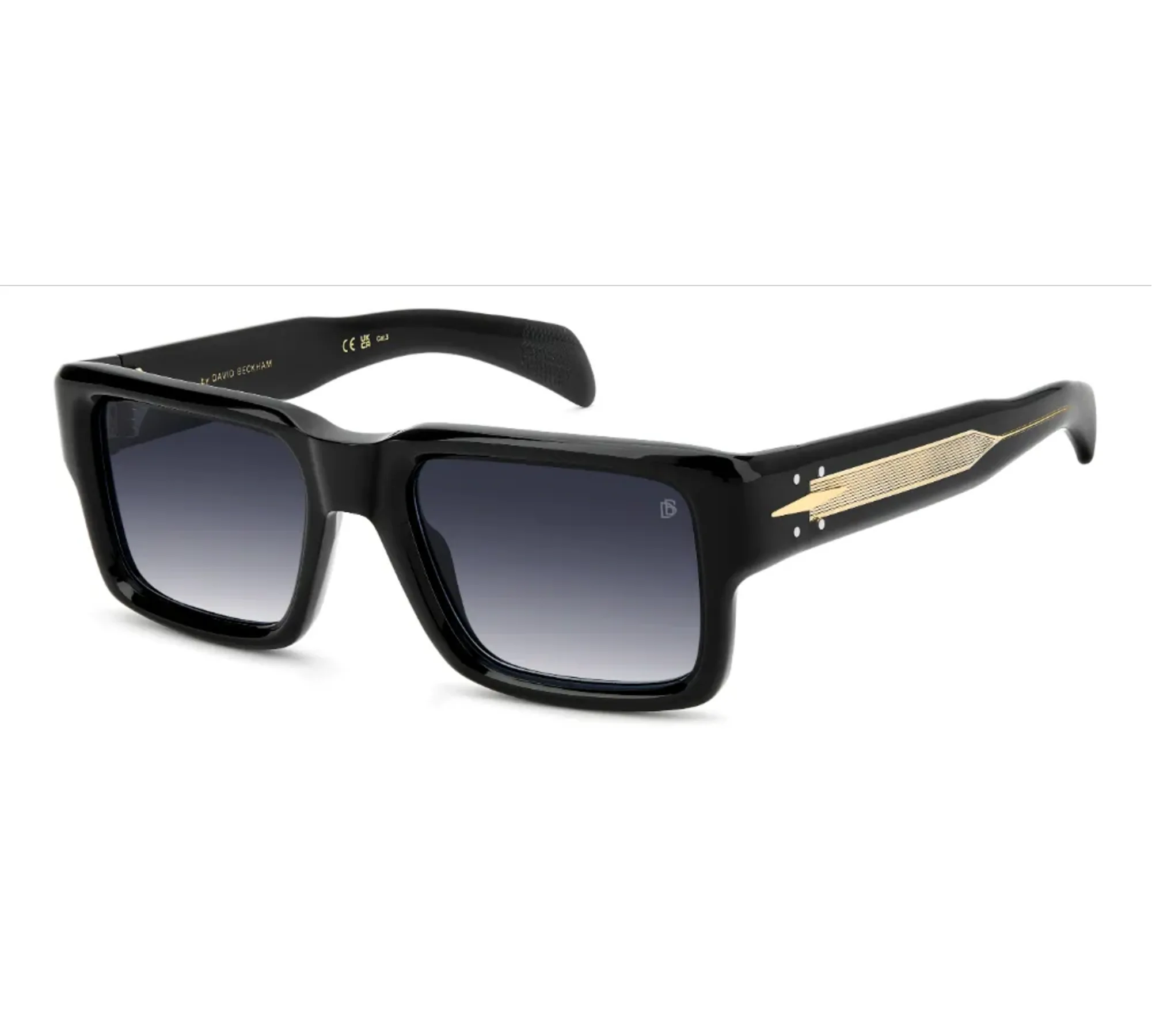 DAVID-BECKHAM-DB-7159S-208548-Negro-Dorado DAVID BECKHAM DB 7159/S 208548 Negro Dorado - Imagen 1