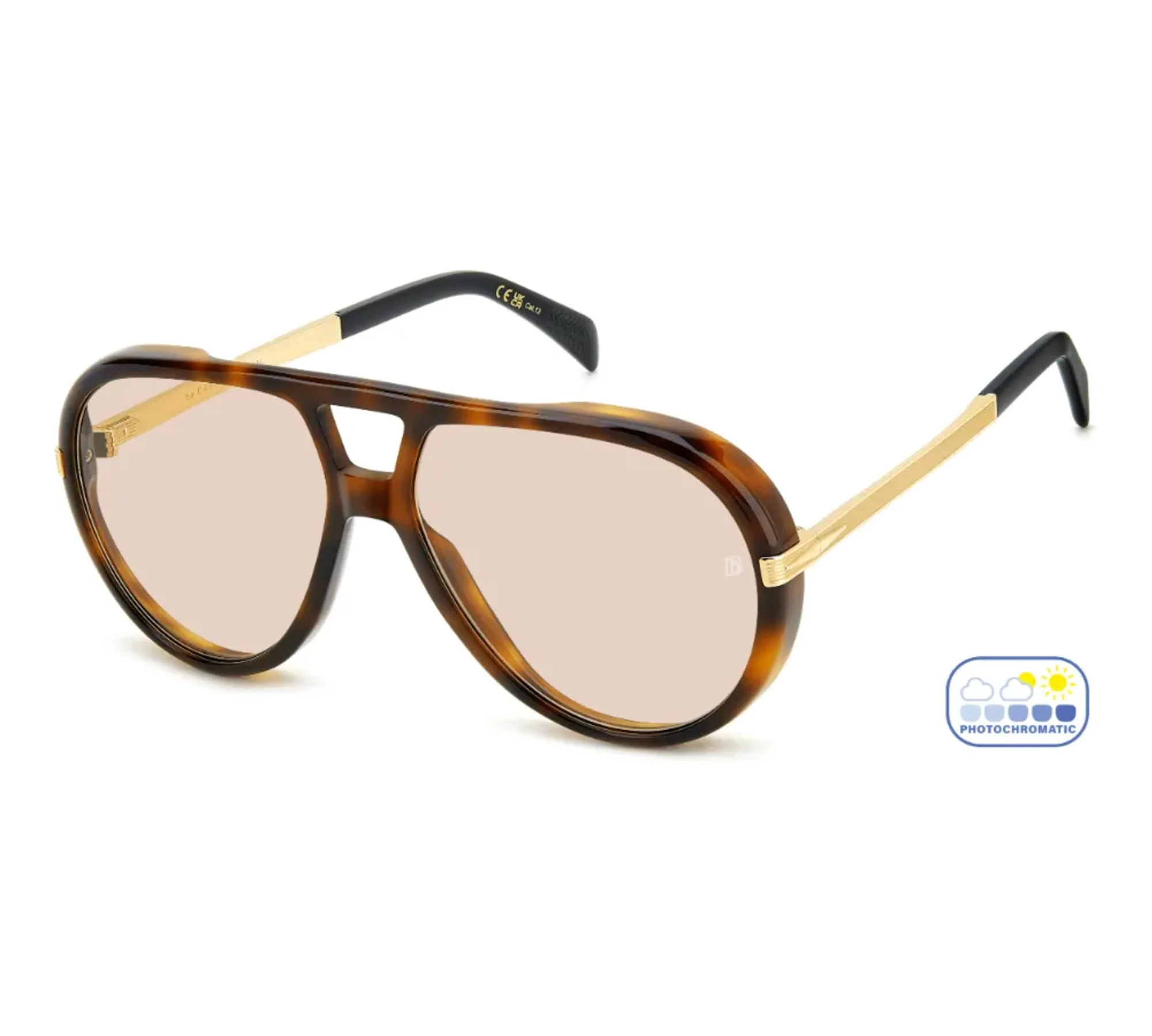 DAVID-BECKHAM-DB-99VOYAGER-207787-Havana-Dorado DAVID BECKHAM DB 99/VOYAGER 207787 Havana Dorado - Imagen 1