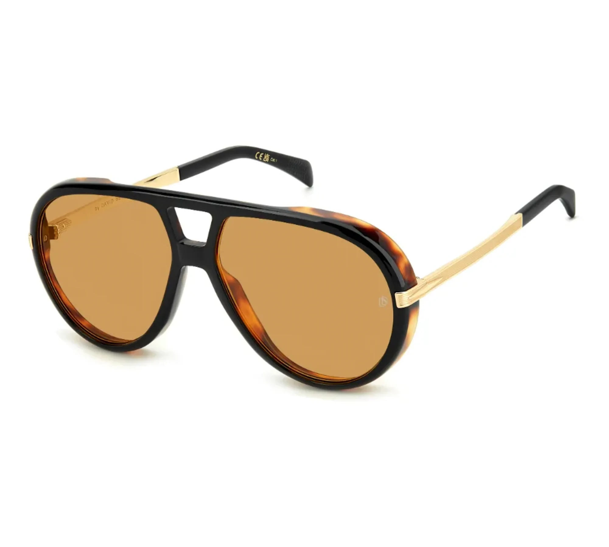 DAVID-BECKHAM-DB-99VOYAGER-207787-Negro-Havana-Dorado DAVID BECKHAM DB 99/VOYAGER 207787 Negro Havana Dorado - Imagen 1