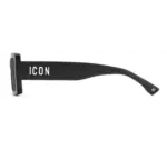 DSQUARED2 ICON 0029/S 208780 Mate Negro - Imagen 3
