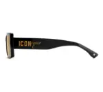 DSQUARED2 ICON 0029/S 208780 Negro Amarillo - Imagen 3