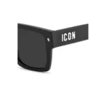 DSQUARED2 ICON 0030/S 208779 Mate Negro - Imagen 2