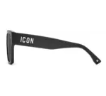 DSQUARED2 ICON 0030/S 208779 Mate Negro - Imagen 3