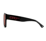 DSQUARED2 ICON 0030/S 208779 Negro Rojo - Imagen 3