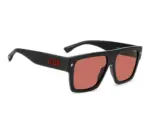 DSQUARED2 ICON 0030/S 208779 Negro Rojo - Imagen 5
