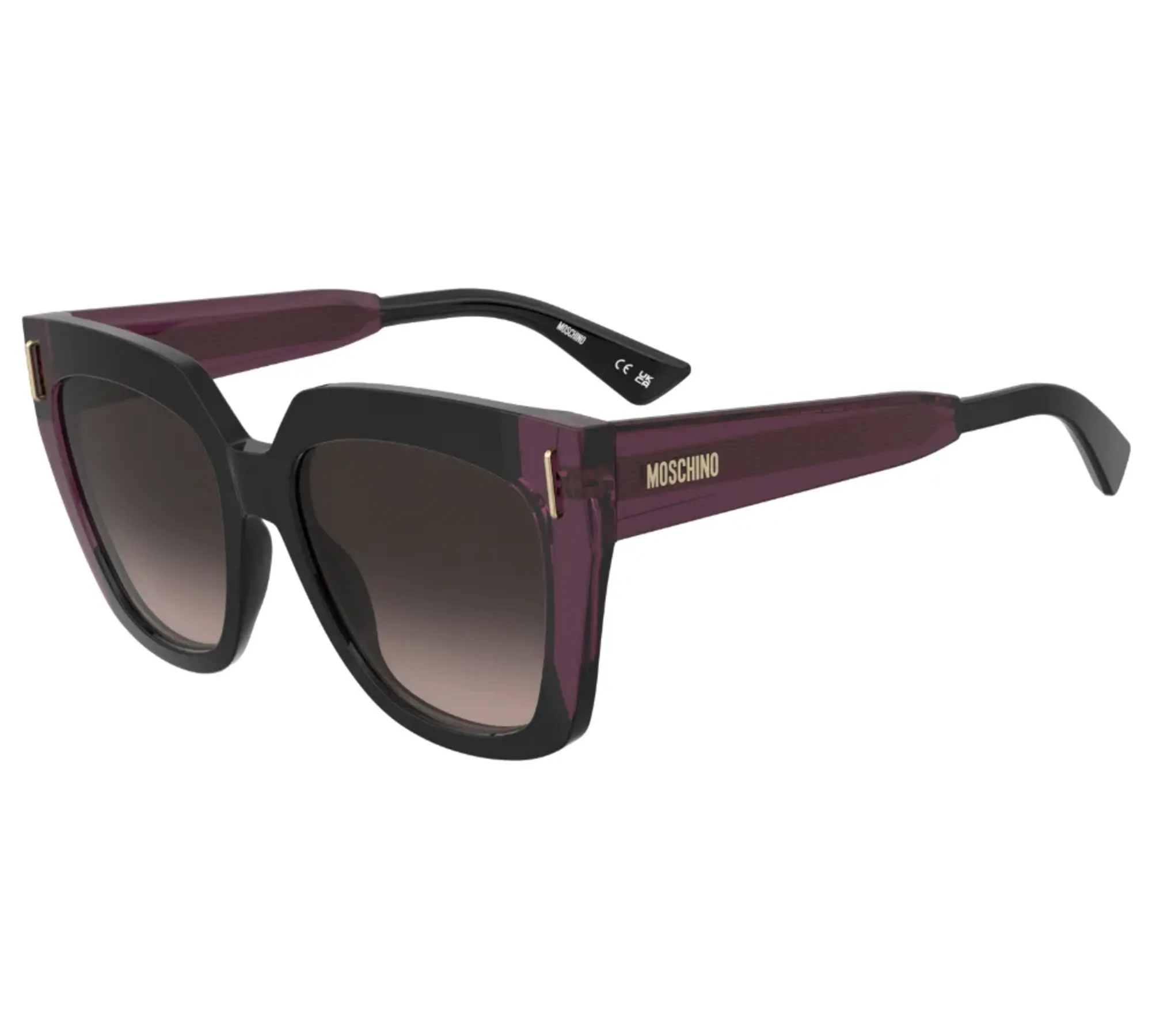 MOSCHINO-MOS207S-208569-Negro-Burdeos MOSCHINO MOS207/S 208569 Negro Burdeos - Imagen 1