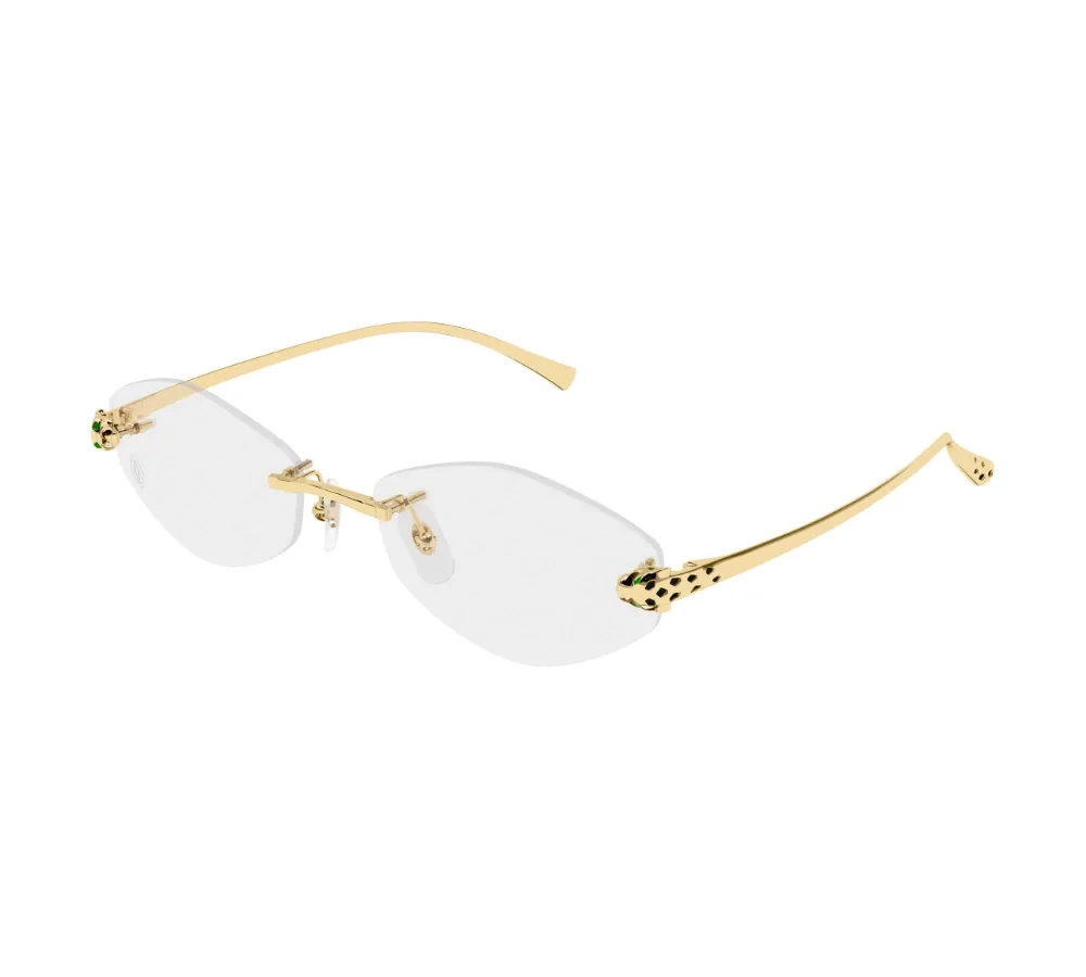 Cartier-CT0637O-001-56-Optical-Frame-WOMAN-METAL-HHZHZ25R-L Cartier CT0637O-001 56 Optical Frame WOMAN METAL-HHZHZ25R L - Imagen 1